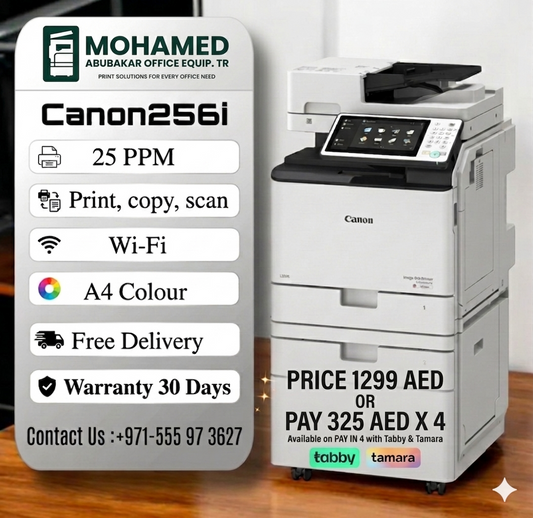Canon imageRUNNER ADVANCE C256i – A4 Colour Multifunction Printer